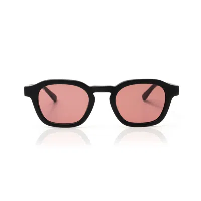 Faos Concept Women's Sikinos In Erevos Black With Volcanic Red Lenses