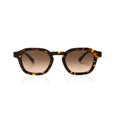 Faos Concept Women's Sikinos In Marble Brown With Sunset Brown Lenses