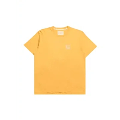 Far Afield Basic T-shirt Good Dads Club In Honey/white In Yellow