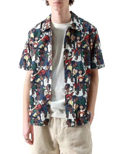 Far Afield Busey Carnival Print Shirt In Multi