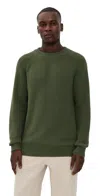 Far Afield Herbert Raglan Sweater Green In Green