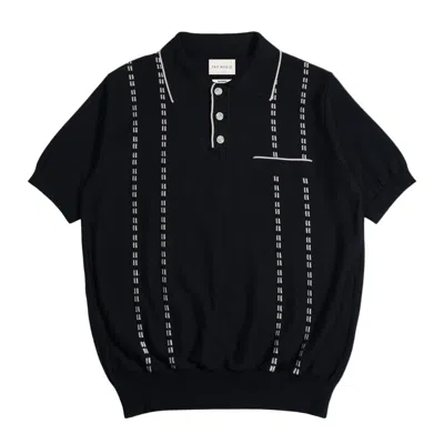 Far Afield Men's Black Moe N' Joe Polo