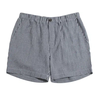 Far Afield Men's Blue Gingham Dekk Short