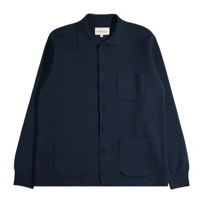 Far Afield Men's Blue Station Cardigan - Navy