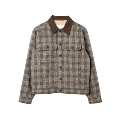 Far Afield Men's Grey Watts Jacket In Brown
