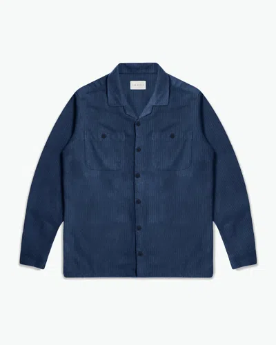 Far Afield Men's Hiro Shirt - Insignia Blue Corduroy