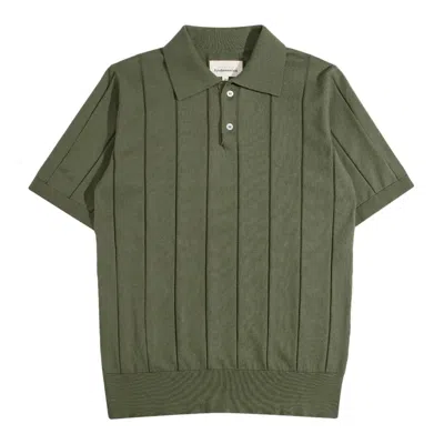 Far Afield Men's Jacobs Knit Polo - Green