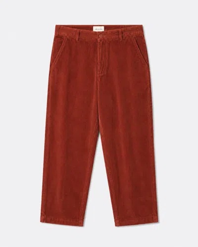 Far Afield Men's Red Chambers Trouser In Brown