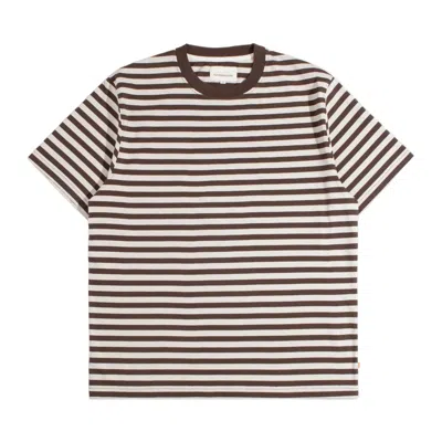 Far Afield Men's Ringer Stripe T-shirt - Brown