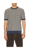 Far Afield Newport Knitted Tee In Multi
