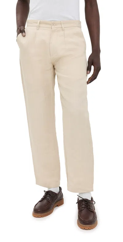 Far Afield Ryder Linen Pants Peyote Sand
