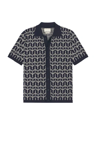 Far Afield Zigger Shirt In Navy