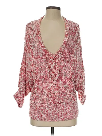 Pre-owned Far Away From Close Cardigan Sweater In Red