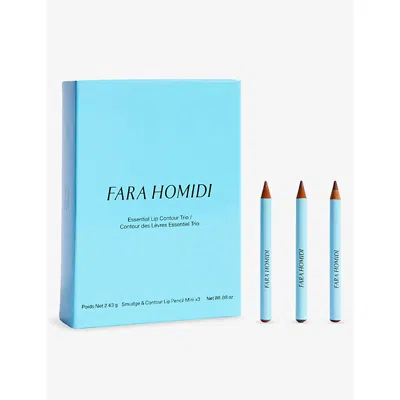 Fara Homidi Essential Lip Contour Trio 2.43g In Transparent