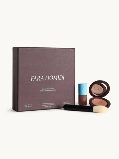 Fara Homidi Essential Resort Box Bois + Giene In Transparent