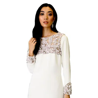 Farah Naz New York Women's Semi Formal Dress In White