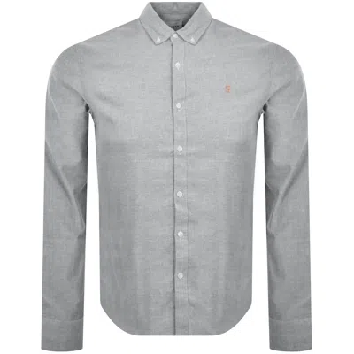 Farah Vintage Alban Long Sleeve Shirt Grey