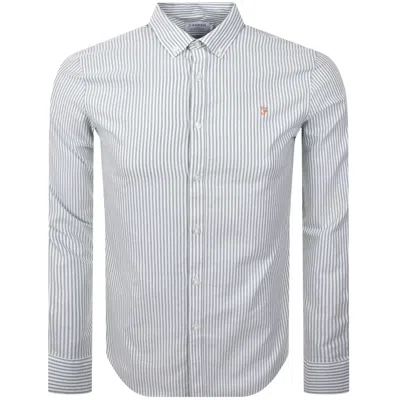 Farah Vintage Brewer Long Sleeve Shirt Green