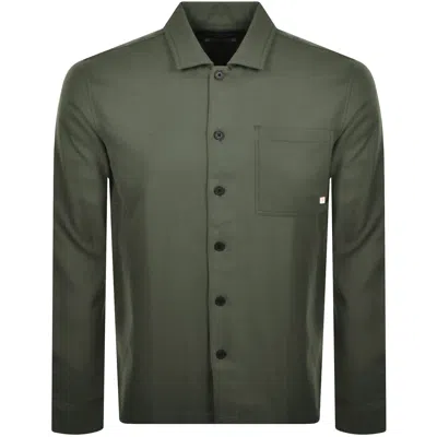 Farah Vintage Carrigan Overshirt Green