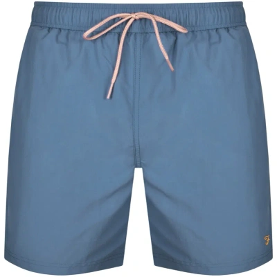 Farah Vintage Colbert Swim Shorts Blue