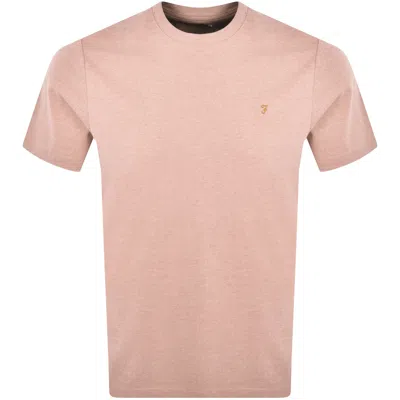 Farah Vintage Danny T Shirt Pink