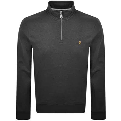 Farah Vintage Farah Arnold Quarter Zip Sweatshirt Grey
