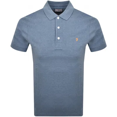 Farah Vintage Farah Blanes Polo T Shirt Blue