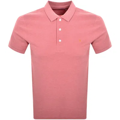 Farah Vintage Farah Blanes Polo T Shirt Pink