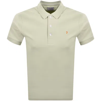 Farah Vintage Farah Blanes Polo T Shirt Soft Green
