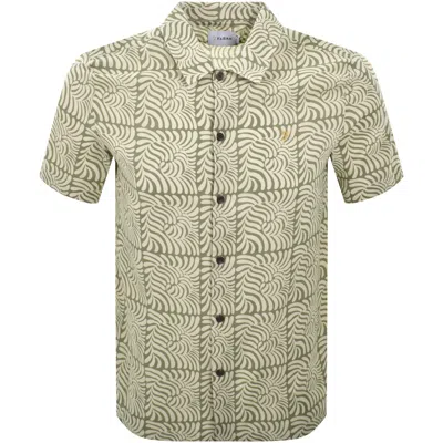 Farah Vintage Farah Brewer Short Sleeve Shirt Green