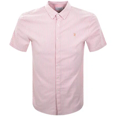 Farah Vintage Farah Brewer Short Sleeve Shirt Pink