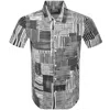 Farah Vintage Farah Chiltern Print Shirt Black In Black
