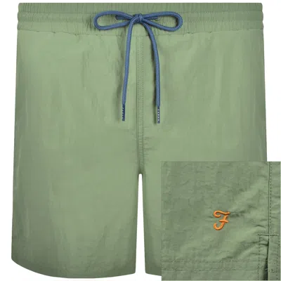 Farah Vintage Farah Colbert Plain Swim Shorts Green