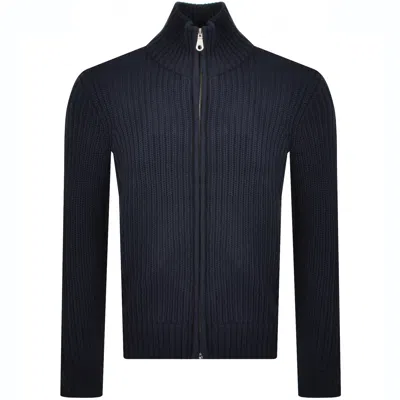 Farah Vintage Farah Crestone Full Zip Through Jumper Navy