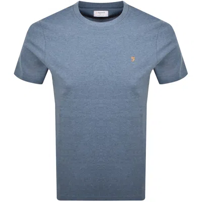 Farah Vintage Farah Danny Regular Fit T Shirt Blue
