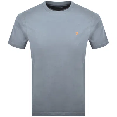 Farah Vintage Farah Danny Regular Fit T Shirt Blue