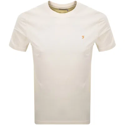 Farah Vintage Farah Danny Regular Fit T Shirt Ecru