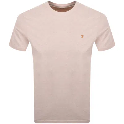 Farah Vintage Farah Danny Regular Fit T Shirt Pink