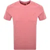 Farah Vintage Farah Danny T Shirt Carnation Pink Marl