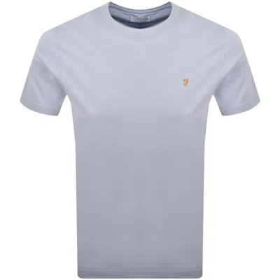 Farah Vintage Farah Danny T Shirt Nickle Blue In Multi
