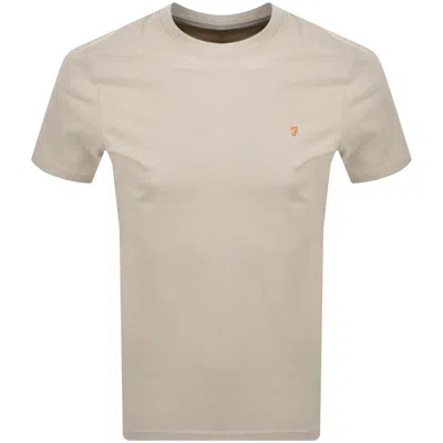 Farah Vintage Farah Danny T Shirt White Smoke Beige In Neutral