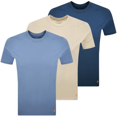 Farah Vintage Farah Dayden 3 Pack T Shirts In Multi