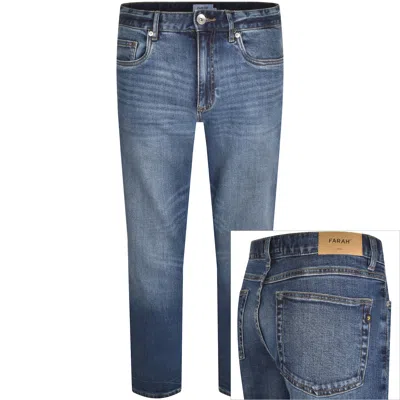Farah Vintage Farah Elm Mid Wash Jeans Blue