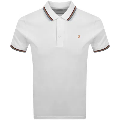 Farah Vintage Farah Elton Polo T Shirt White