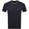 Farah Vintage Farah Elton T Shirt Navy In Blue