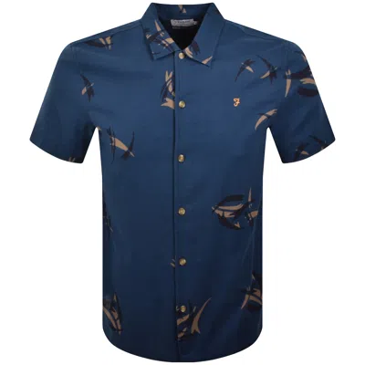 Farah Vintage Farah Ernest Casual Fit Shirt Aegean Blue