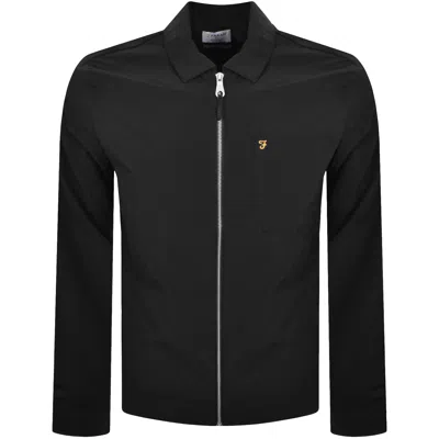 Farah Vintage Farah Fintoni Long Sleeve Overshirt Black