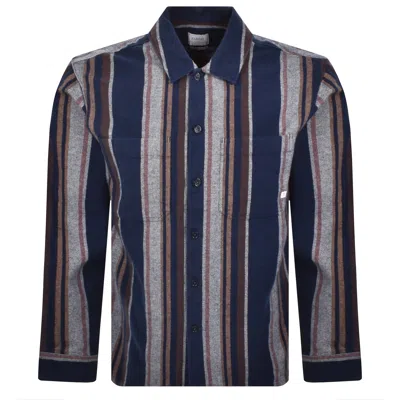Farah Vintage Farah Joshua Stripe Shirt Blue