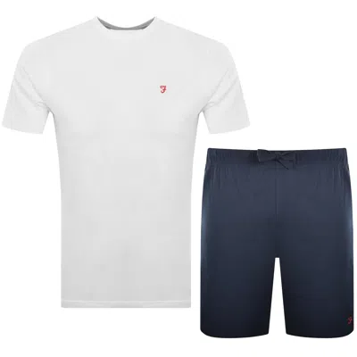 Farah Vintage Farah Lanpa T Shirt And Shorts Set In White