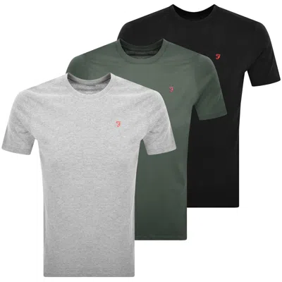 Farah Vintage Farah Lounge 3 Pack Nevins T Shirts In Multi